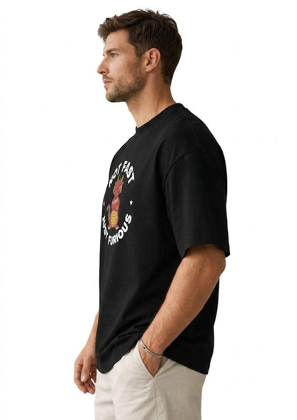 Cute Furious Dragon Oversized T-shirt | Mars Mash