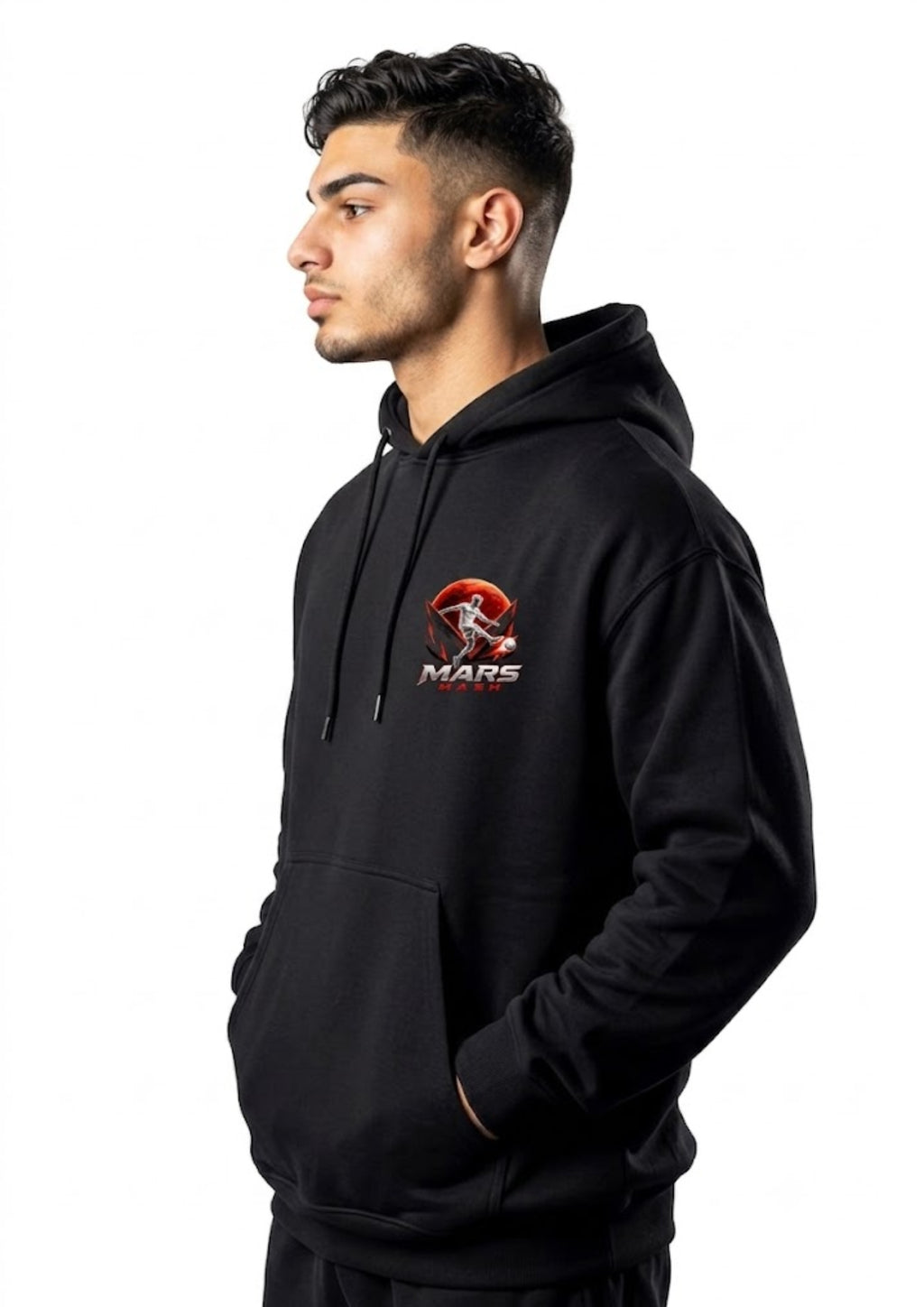 Mystic Anime Eyes Graphic Printed Hoodie for Men | 350 GSM | Premium Comfort | Casual Streetwear