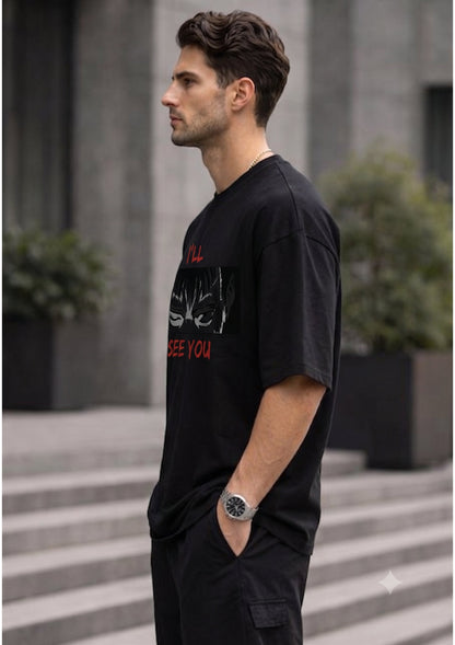 Anime Oversized T-Shirt | Mars Mash