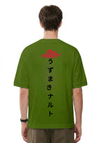 Japanese Anime Typography Back Print Oversized T-Shirt | 100% Cotton | 220 GSM