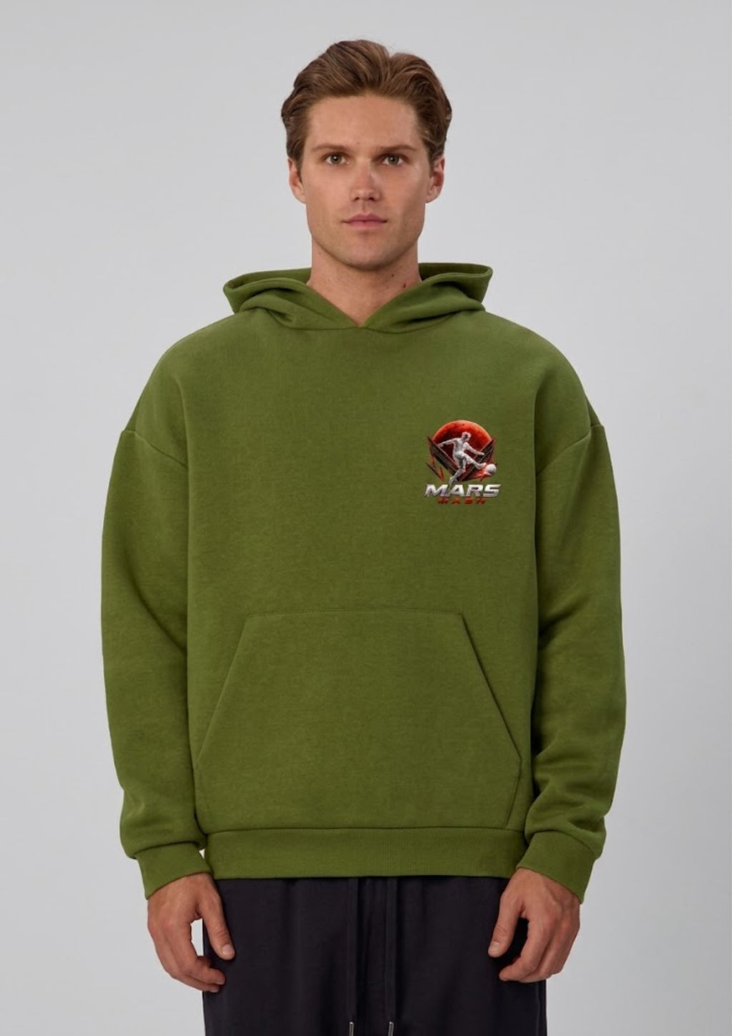 Flamingo Nature Graphic Printed Hoodie for Men | 350 GSM | Premium Comfort | Casual Streetwear