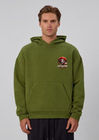 Flamingo Nature Graphic Printed Hoodie for Men | 350 GSM | Premium Comfort | Casual Streetwear