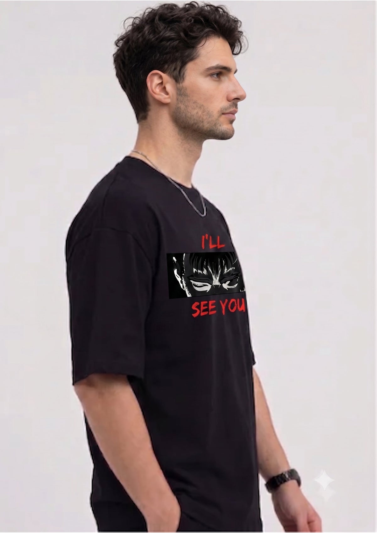 Anime Oversized T-Shirt | Mars Mash