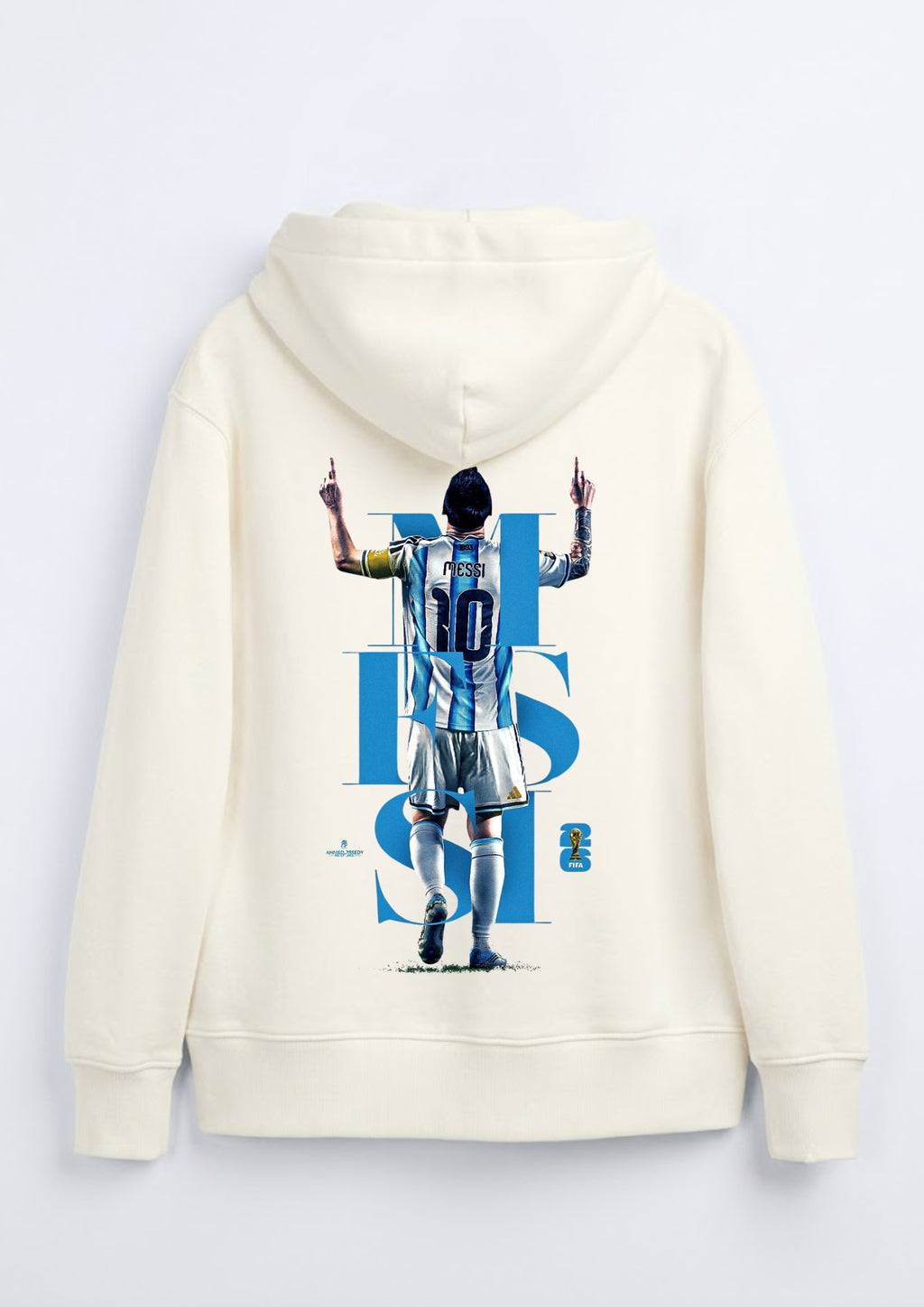 GOAT Football Legend Graphic Printed Hoodie for Men | 350 GSM | Premium Comfort | Casual Streetwear