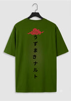 Japanese Anime Typography Back Print Oversized T-Shirt | 100% Cotton | 220 GSM