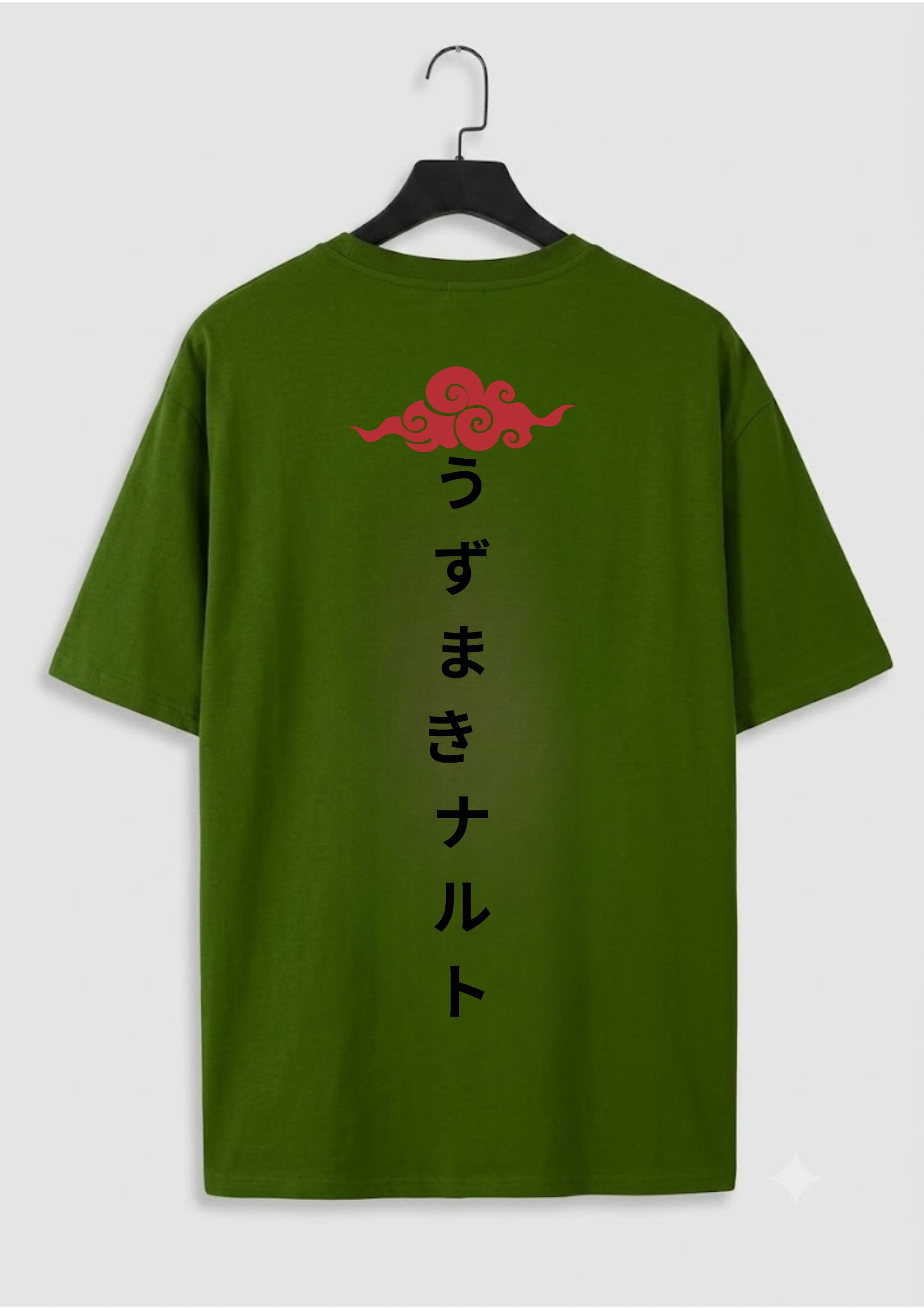 Japanese Anime Typography Back Print Oversized T-Shirt | 100% Cotton | 220 GSM