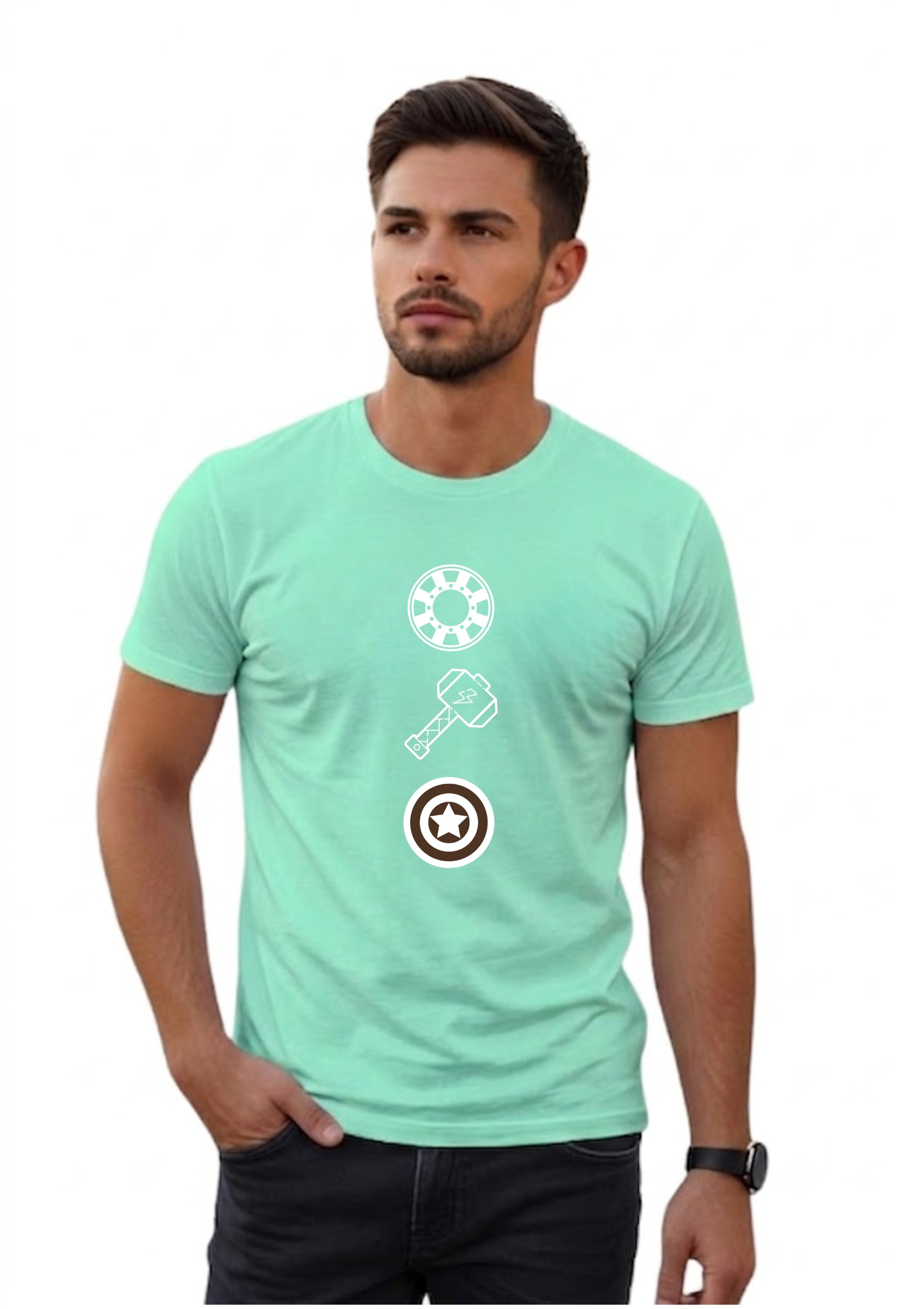 Marvel Icons Graphic Printed Regular Fit T-Shirt | 100% Cotton | 180 GSM