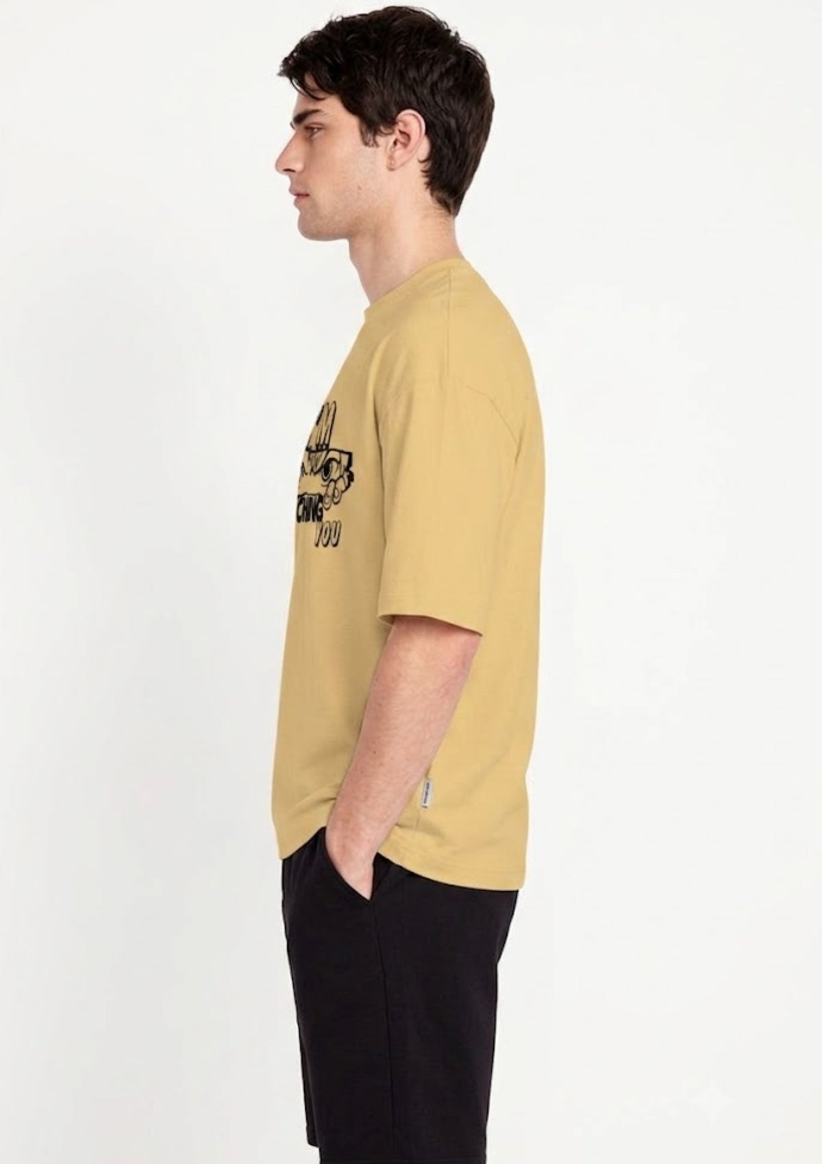 Anime Eyes "I'm Watching You" Oversized T-shirt | Mars Mash