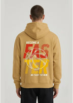Basketball Back Print Hoodie for Men | 350 GSM | Sports Graphic Hoodie | Premium Casual Wear