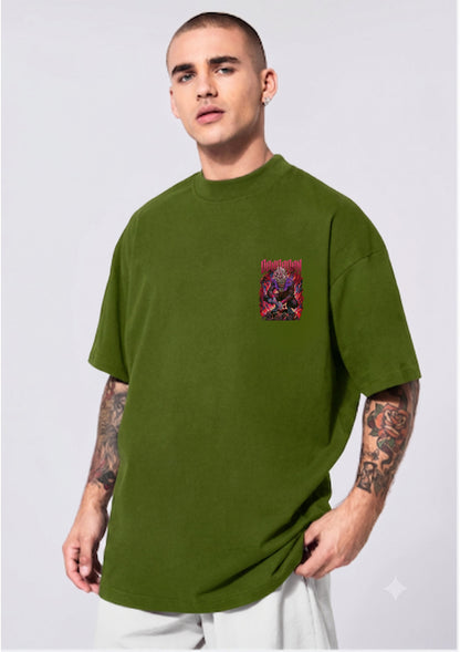 Dandadan Style Oversized T-Shirt | Mars Mash