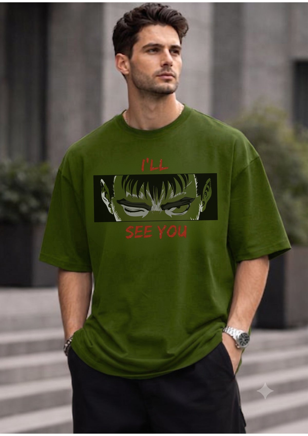 Anime Oversized T-Shirt | Mars Mash