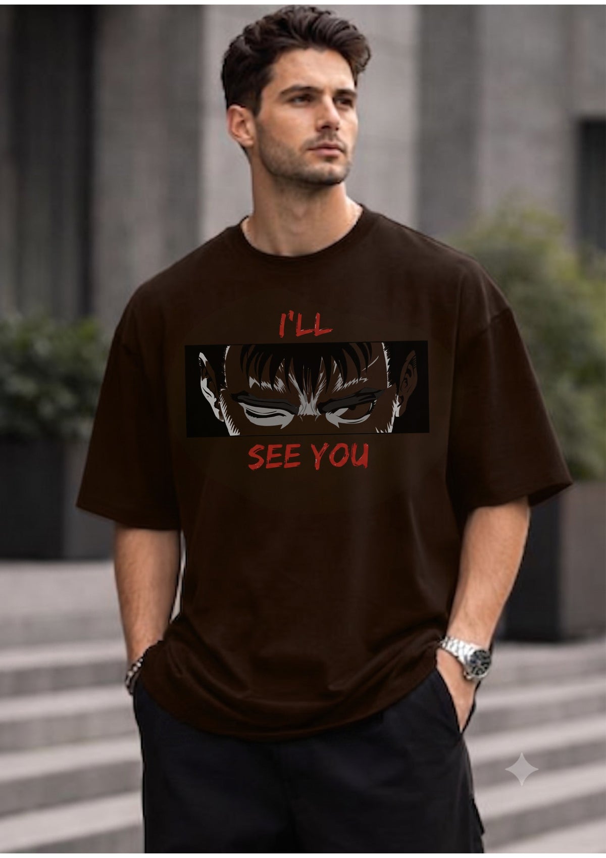 Anime Oversized T-Shirt | Mars Mash