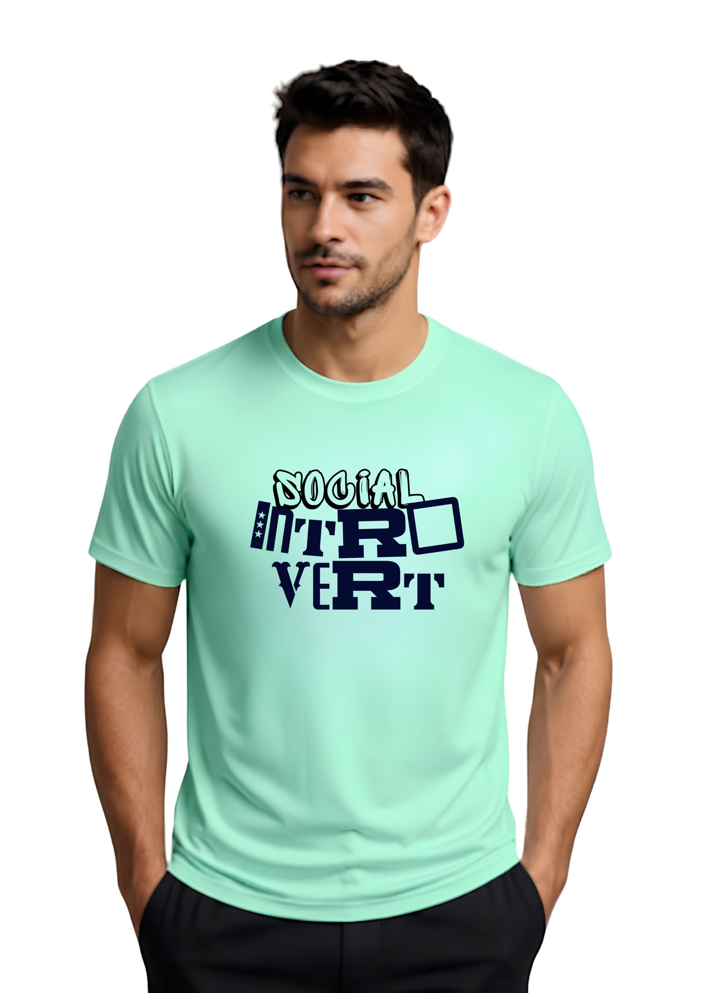 Social Introvert Graphic T-Shirt | 100% Cotton | 180 GSM