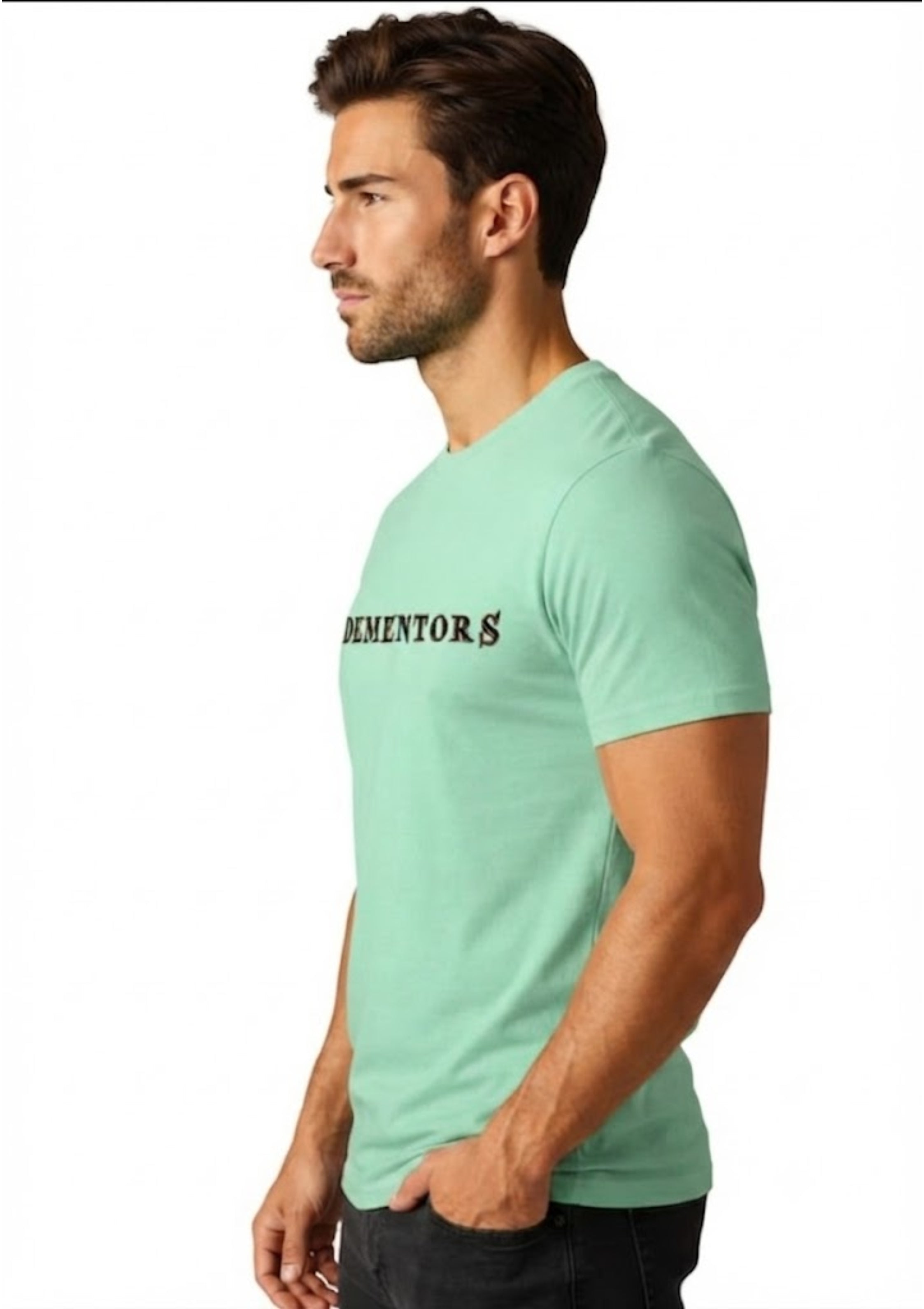 Dementors Typography Regular Fit T-Shirt | 100% Cotton | 180 GSM