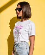 Marie Cat Graphic Printed T-Shirt for Women | 100% Cotton | Casual Everyday Wear