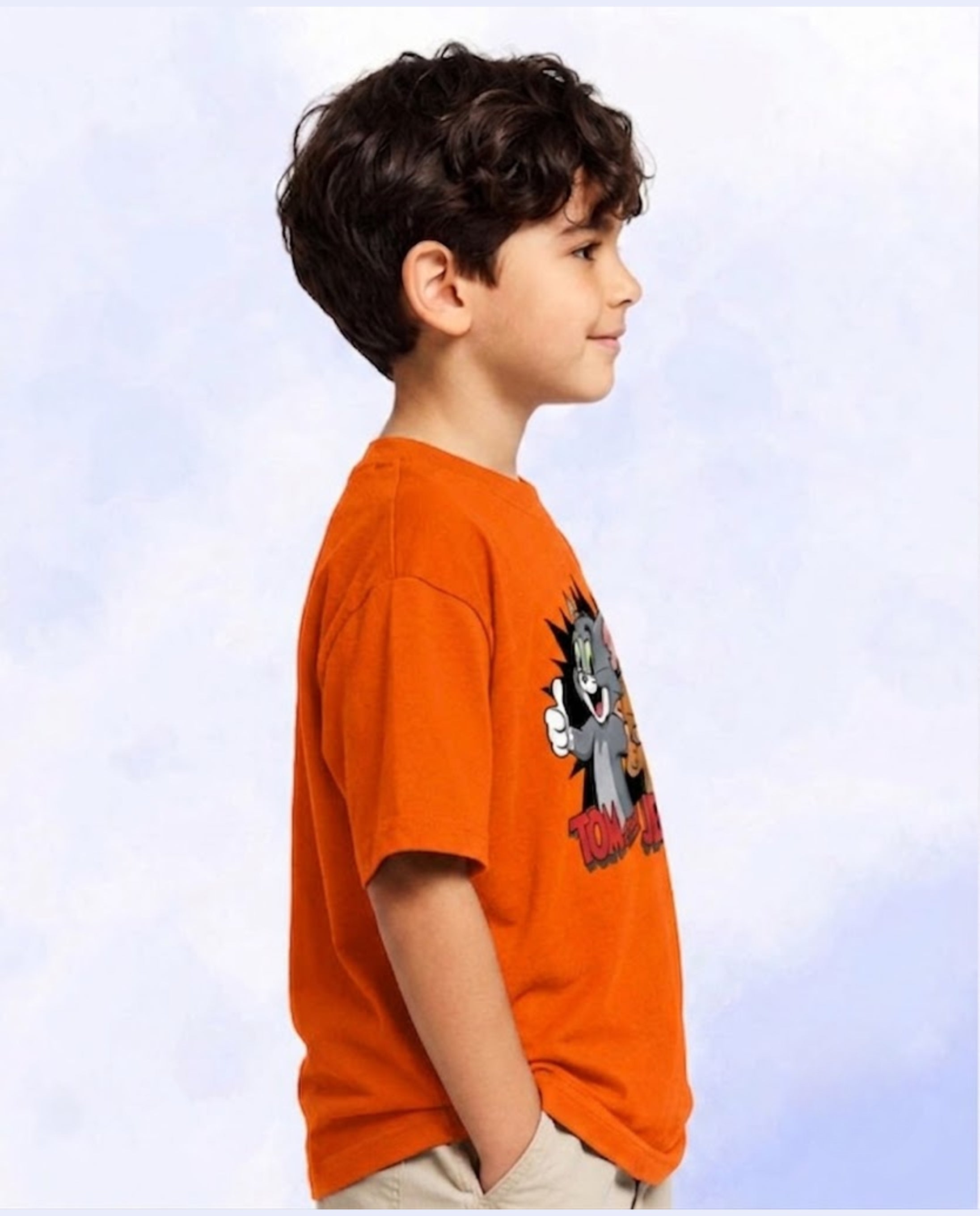 Tom & Jerry Cartoon Graphic T-Shirt for Kids | 100% Cotton | Premium Comfort
