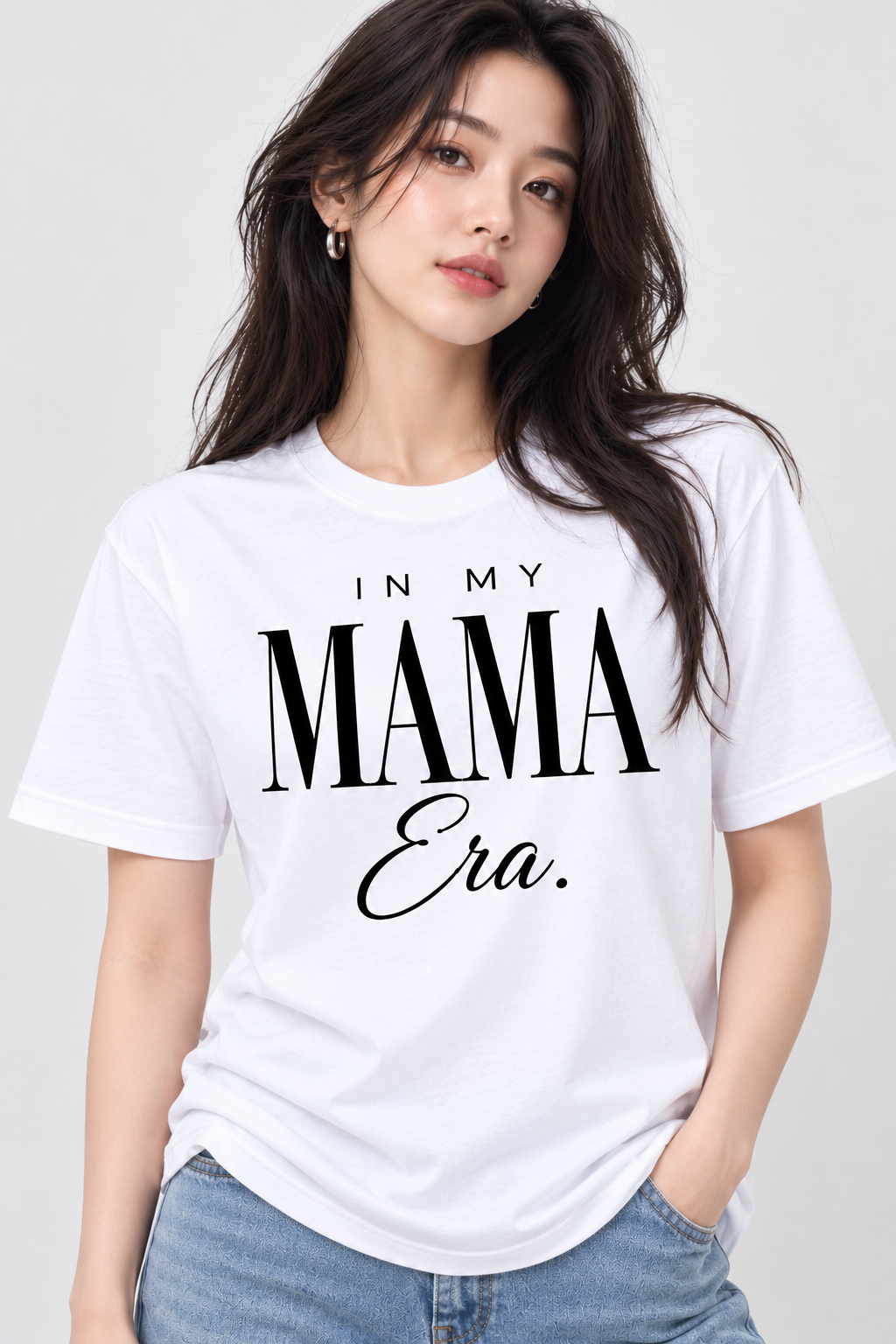 Women’s In My Mama Era T-Shirt | Minimalist Mama Graphic Tee | Mars Mash