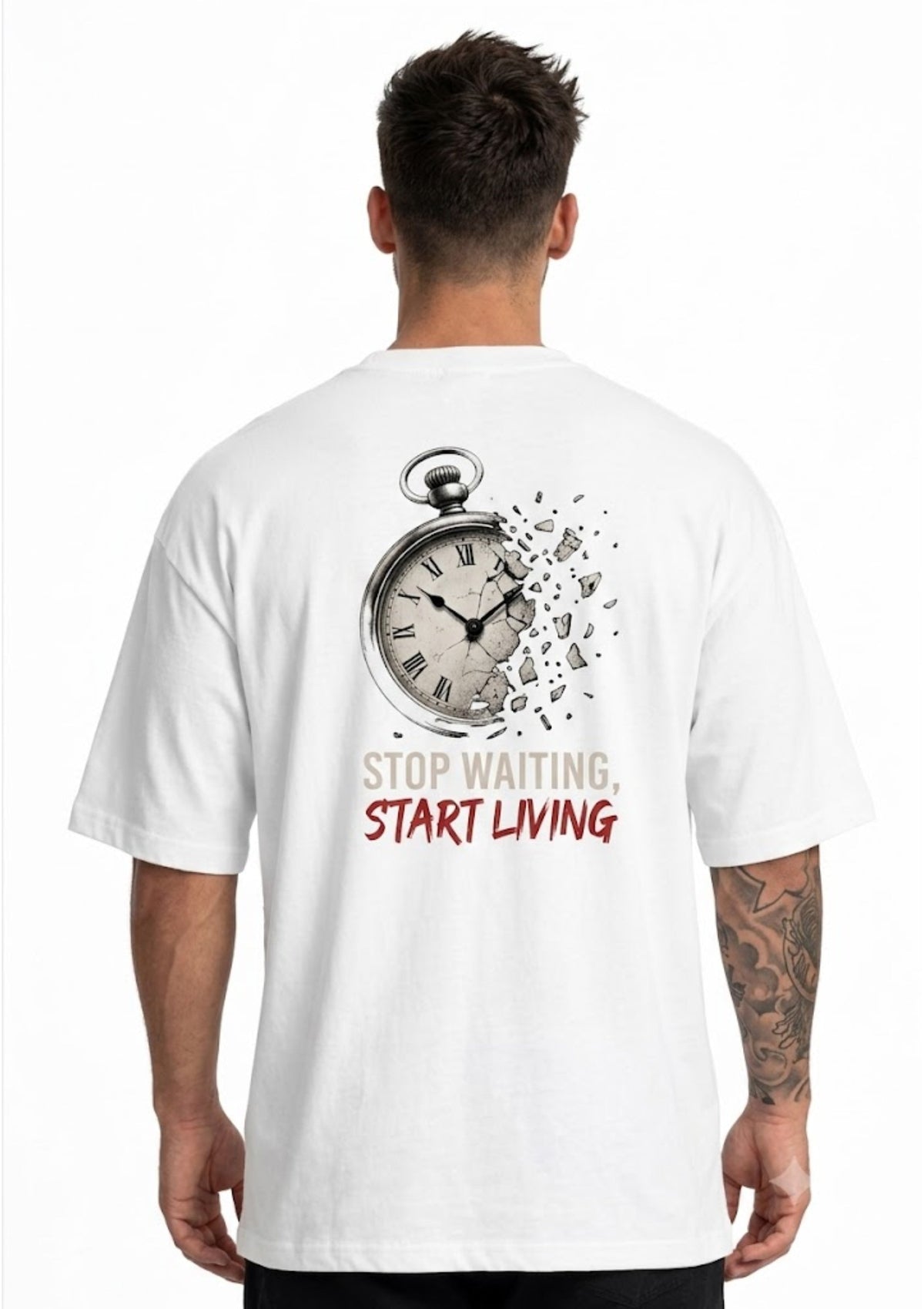 Start Living Oversized T-Shirt | Mars Mash