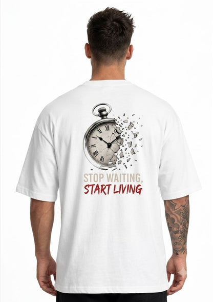 Start Living Oversized T-Shirt | Mars Mash