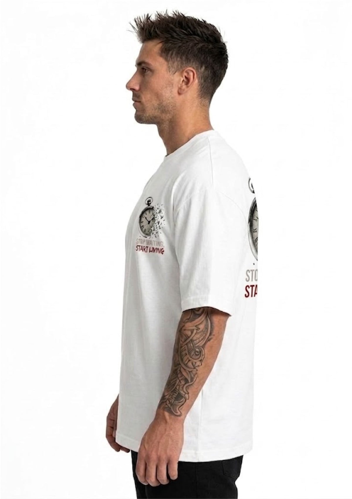 Start Living Oversized T-Shirt | Mars Mash